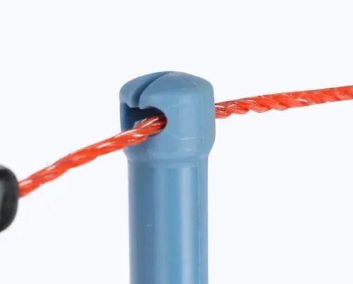 Wolfsnetz TitanNet Premium Vario, 50 m, +/- weiß/blau, 108 cm, Doppelspitze