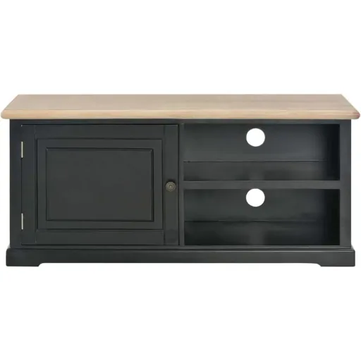 TV-Schrank 90x30x40 cm Holz schwarz