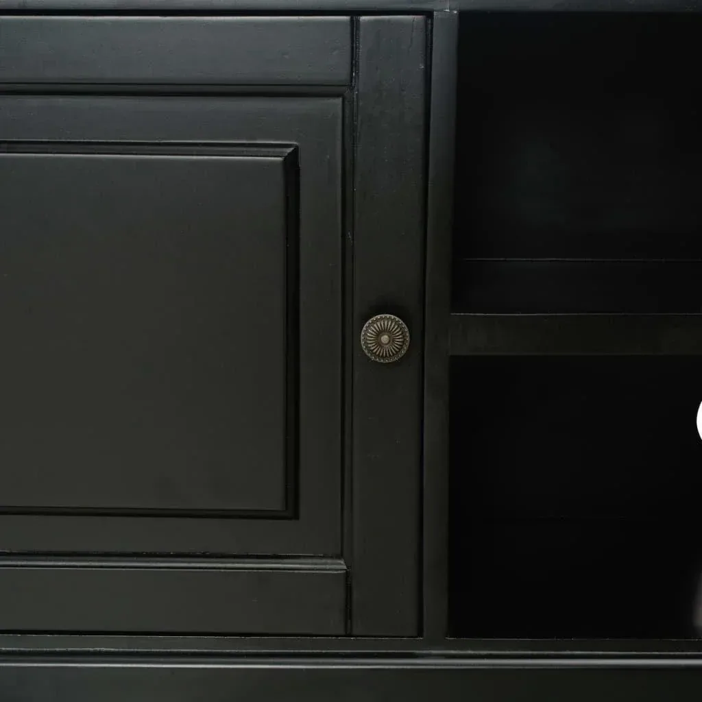 TV-Schrank 90x30x40 cm Holz schwarz