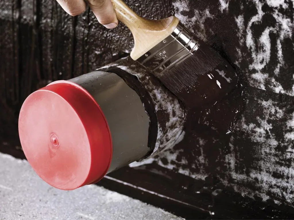 Dicht- u. Schutzanstrich, flexibler Universalanstrich, schwarz, 1 L-Eimer