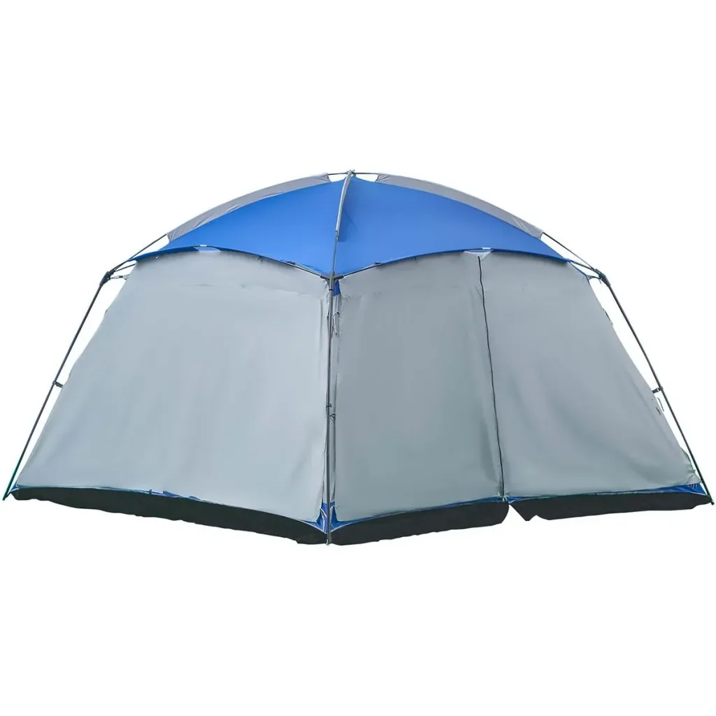 Campingzelt für 8 Personen - inklusive Tragetasche - Blau - 3,6 x 3,6 x 2 m