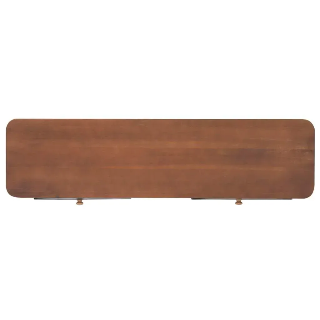 Wandtisch mit 2 Schubladen 120x30x75 cm Kiefer massiv