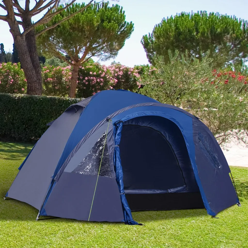 Doppelwandzelt Kuppelzelt Outdoor Iglu Familienzelt für 4 Personen