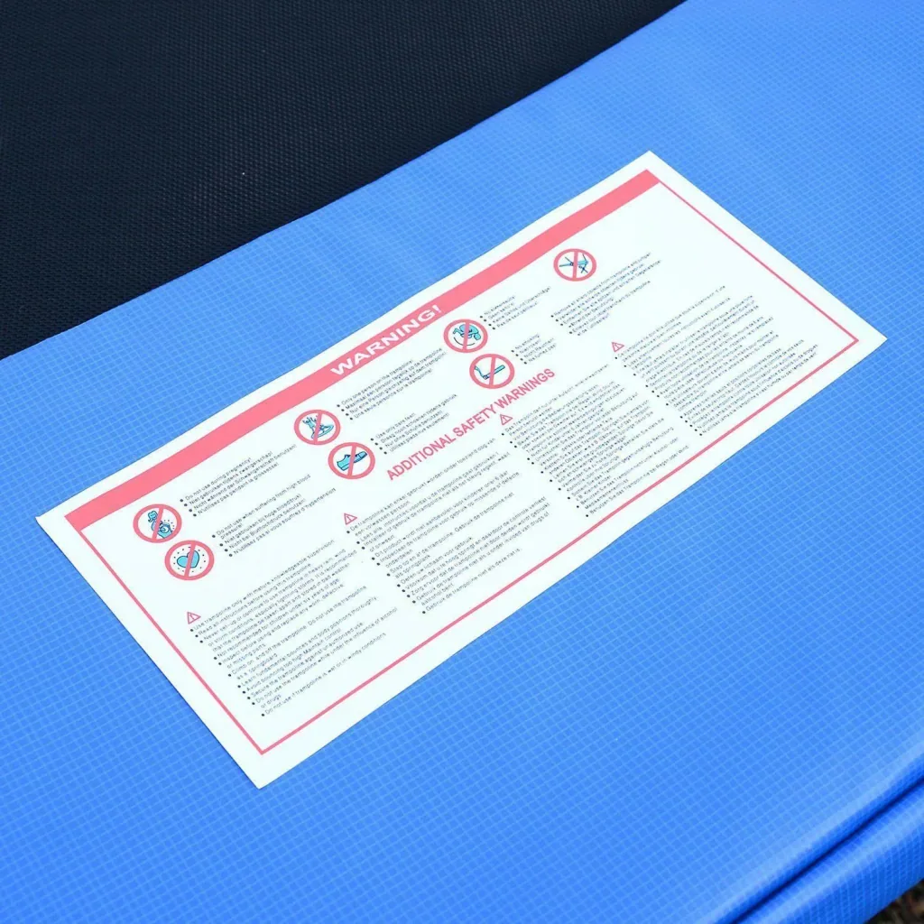 Trampolin Randabdeckung 366cm witterungsbeständig PVC PE Bunt