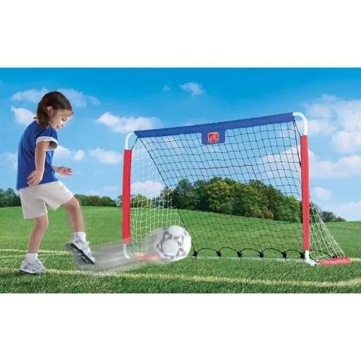Rückschlag Fussball Tor & Pitch Zurück