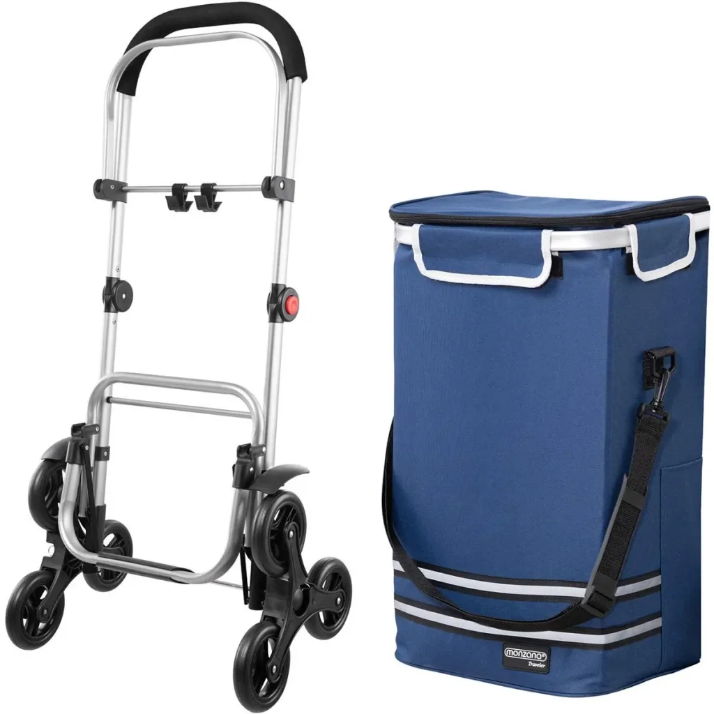 Einkaufswagen - Treppensteiger - geeignet für die Treppe - blau