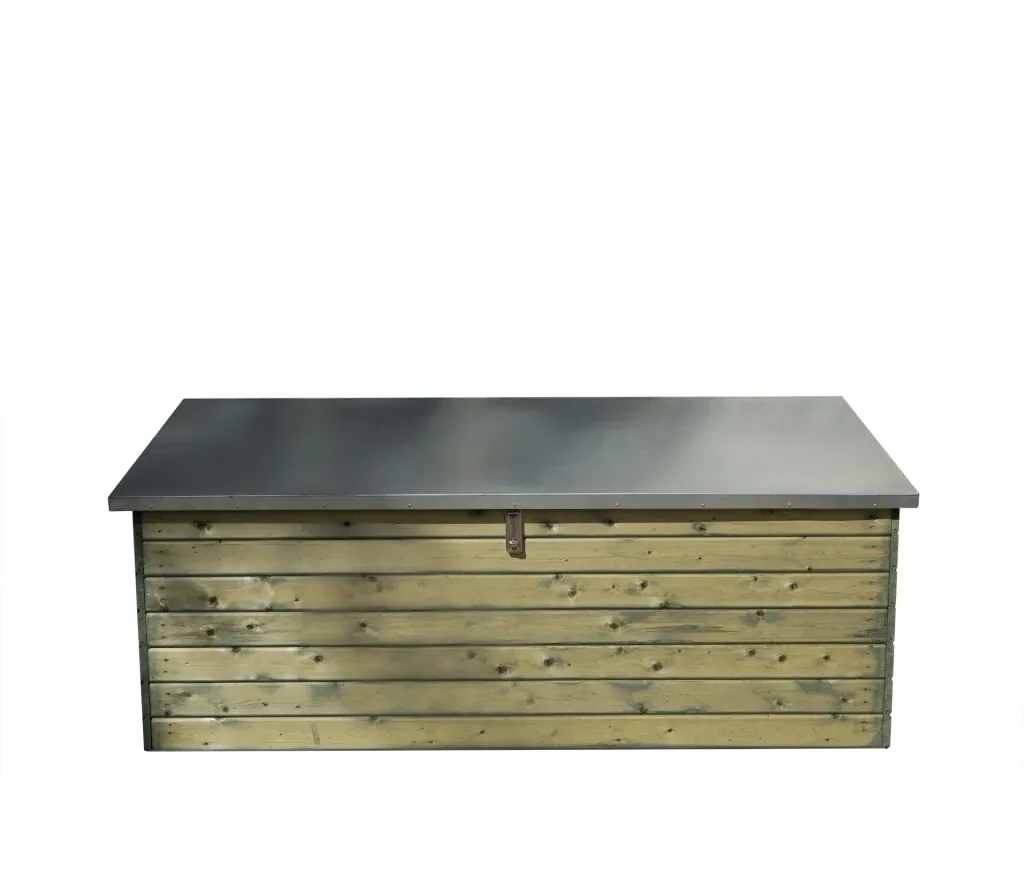 Garten-/Terrassentruhe, L x B x H 180 x 70 x 70 cm, kesseldruckimprägniert, Wandstärke 19 mm