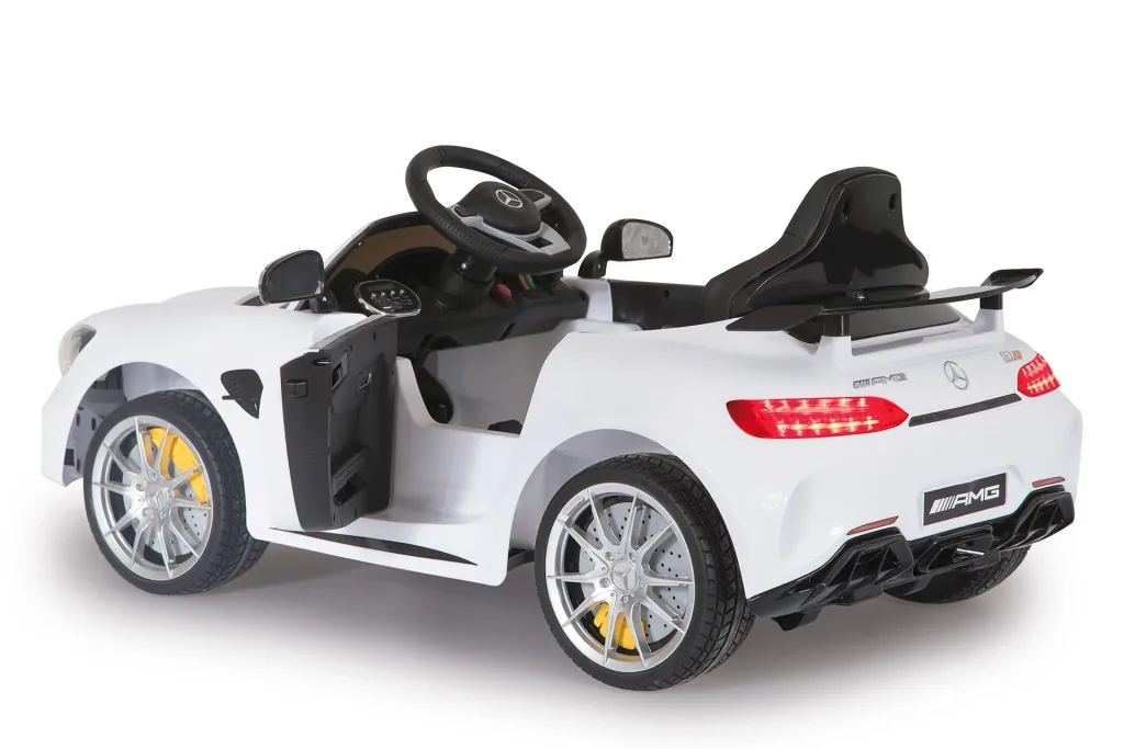Ride-on Mercedes-Benz AMG GT R für Kinder, 2,4 GHz, 12 Volt, Weiß