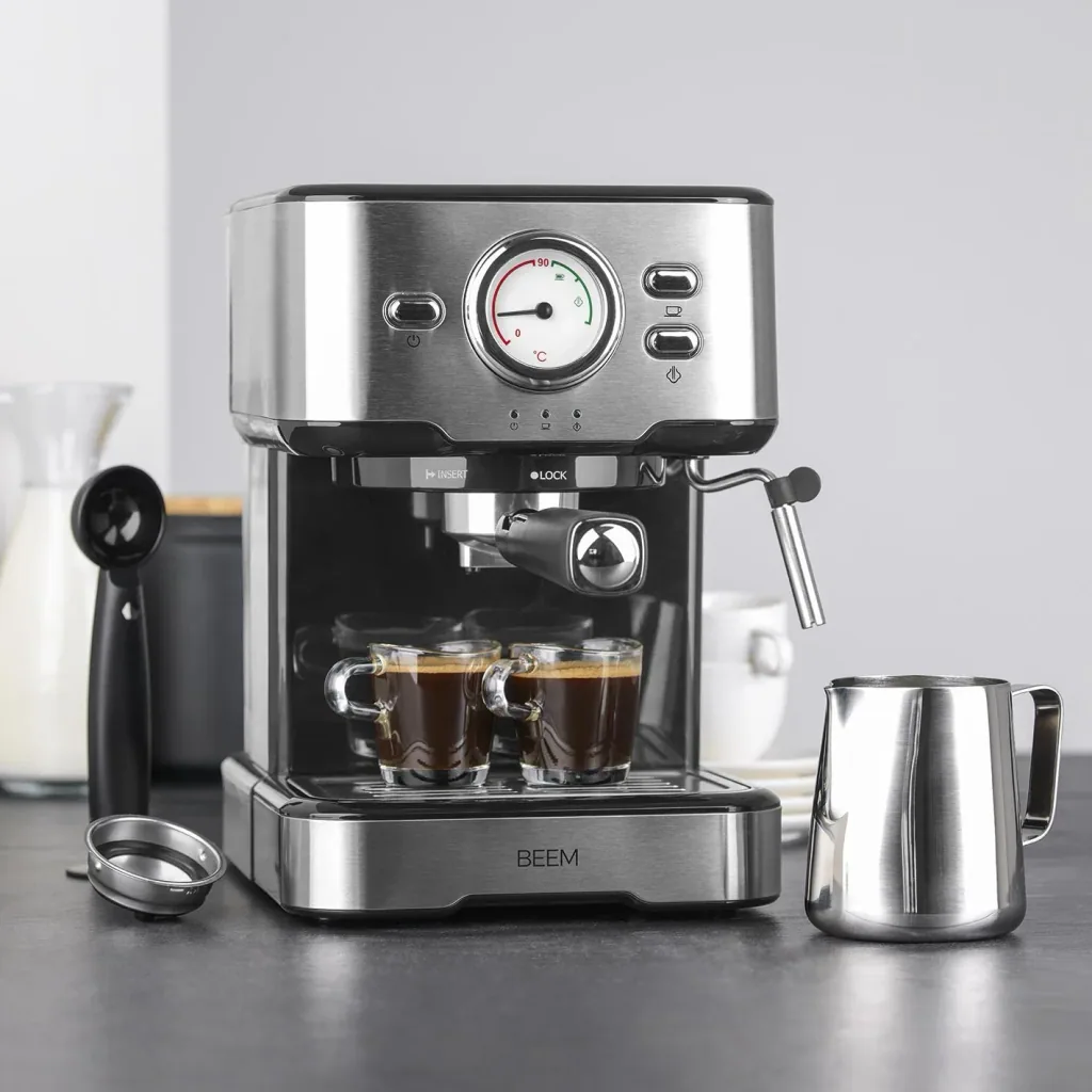 Siebträger-Maschine "Espresso Select", Edelstahl, 1100 Watt, 15 bar