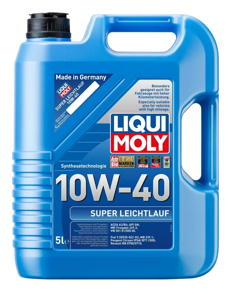 Synthese-Technologie-Leichtlaufmotorenöl Super Leichtlauf 10W-40, 5 Liter