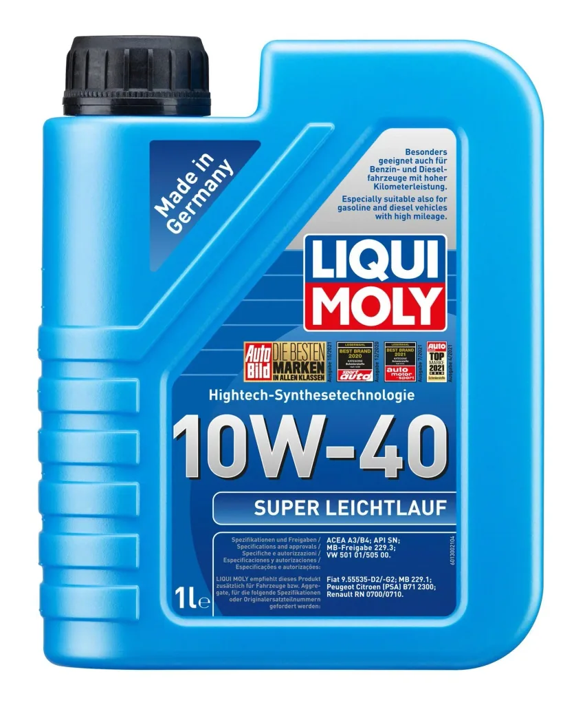 Synthese-Technologie-Leichtlaufmotorenöl Super Leichtlauf 10W-40, 5 Liter