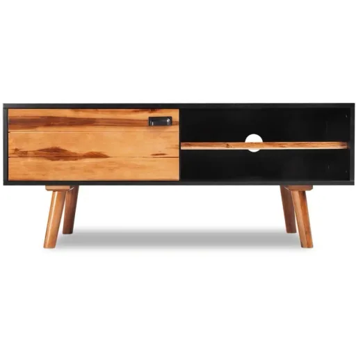 TV-Schrank 120x35x50 cm Akazienholz massiv