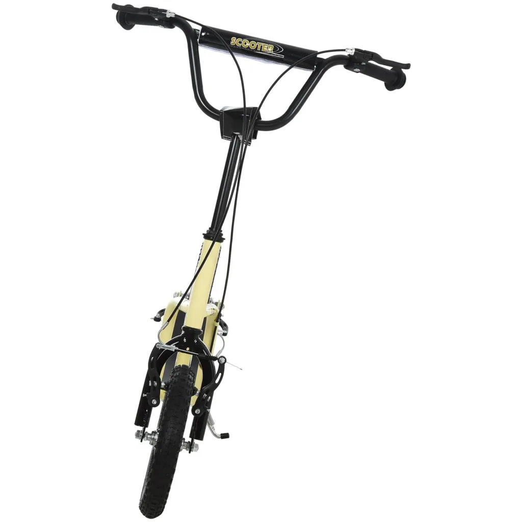 Tretroller mit Handbremse