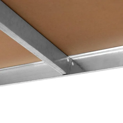 Metall-Lagerregal / Fachbodenregal mit 5 Fachböden - 875kg Kapazität - (HxBxT) 180x90x40 cm - 175kg pro Fachboden
