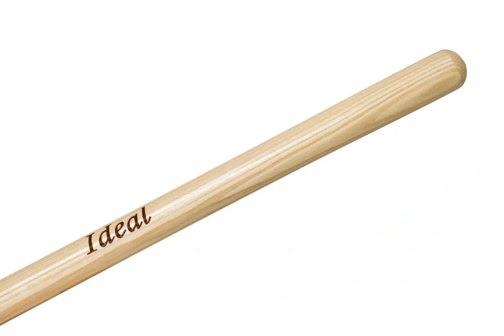 RUHR-BRILLANT, Frankfurter Schaufel, Gr. 1, gehärtet, rot pulverbeschichtet, Eschen-Langstiel 130 cm