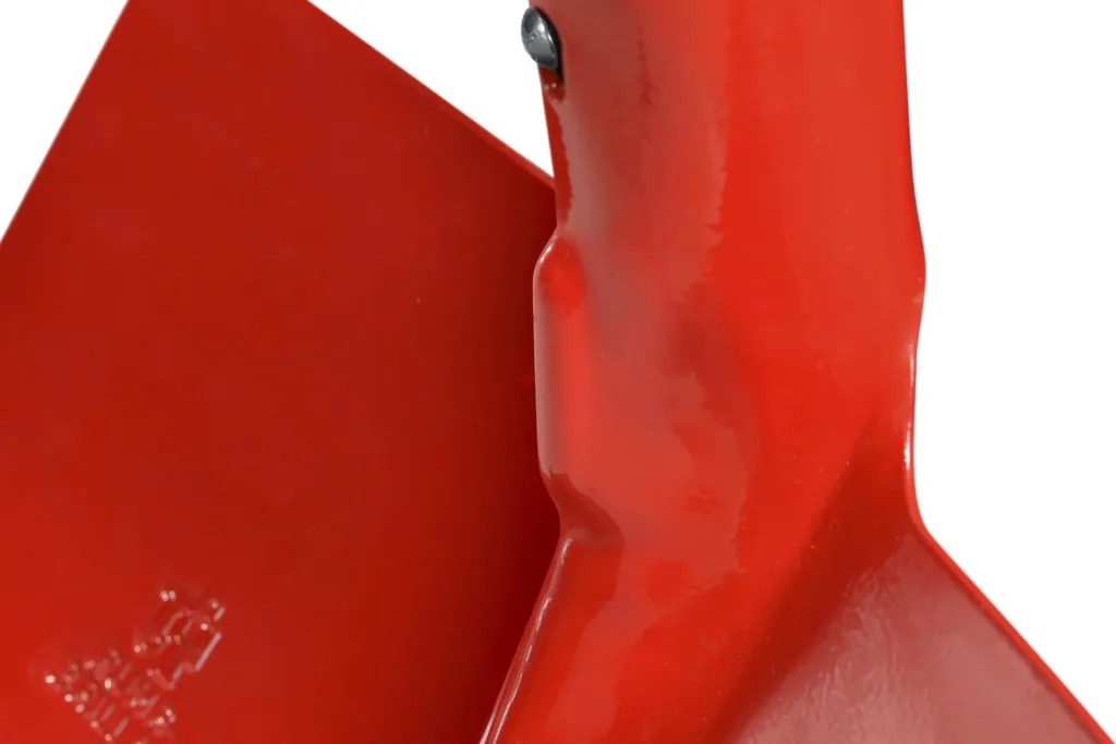 RUHR-BRILLANT, Frankfurter Schaufel, Gr. 1, gehärtet, rot pulverbeschichtet, Eschen-Langstiel 130 cm