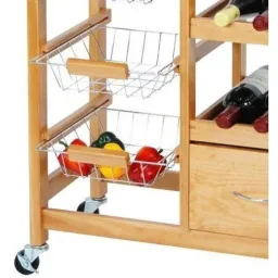 Hausrat Küchenwagen braun 66X36X76CM