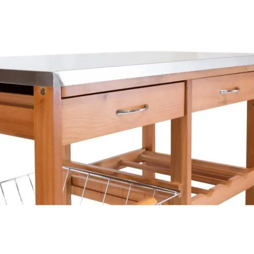 Hausrat Küchenwagen braun 66X36X76CM