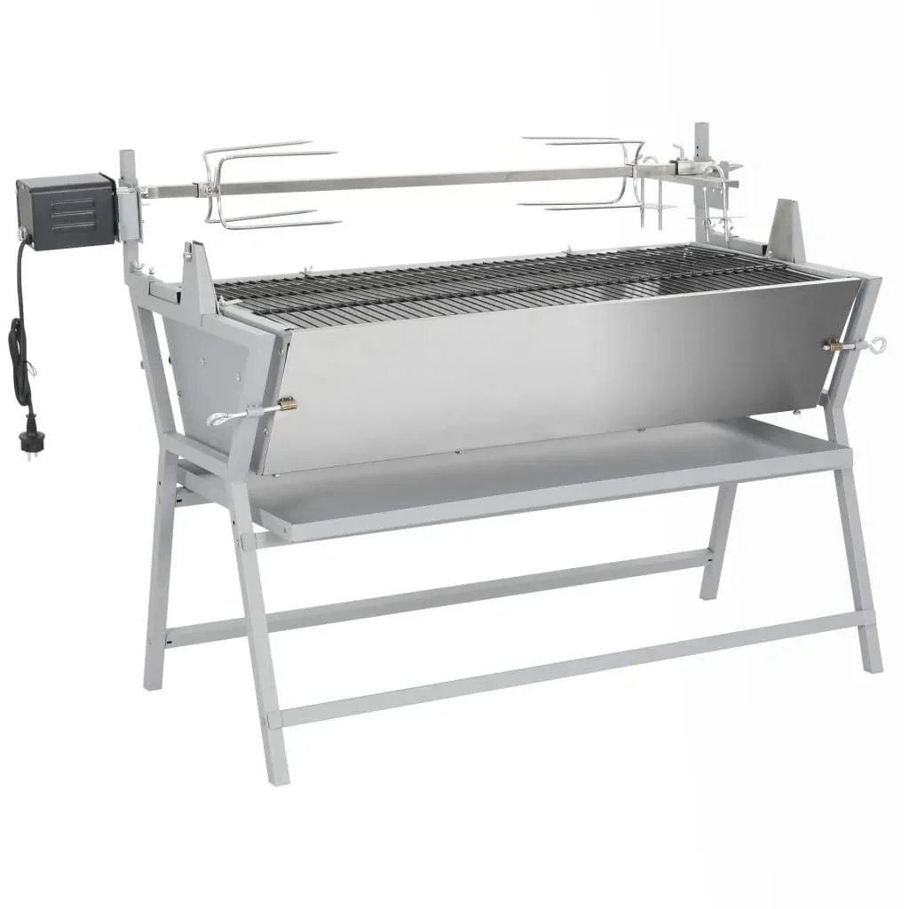 Rotisserie Grill Eisen und Edelstahl