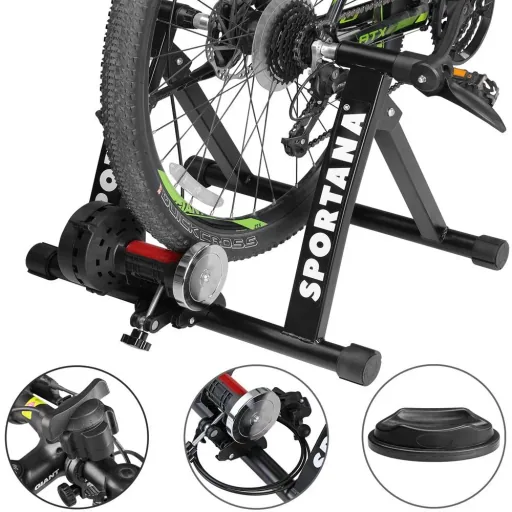 Fahrradtrainer Indoor - Rollentrainer Ergotrainer - Fahrrad bis 150kg Magnet