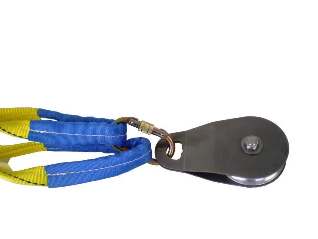 Umlenkrolle aus Edelstahl mit schwenkbarer Seitenabdeckung für 6 mm - 13 mm Seile