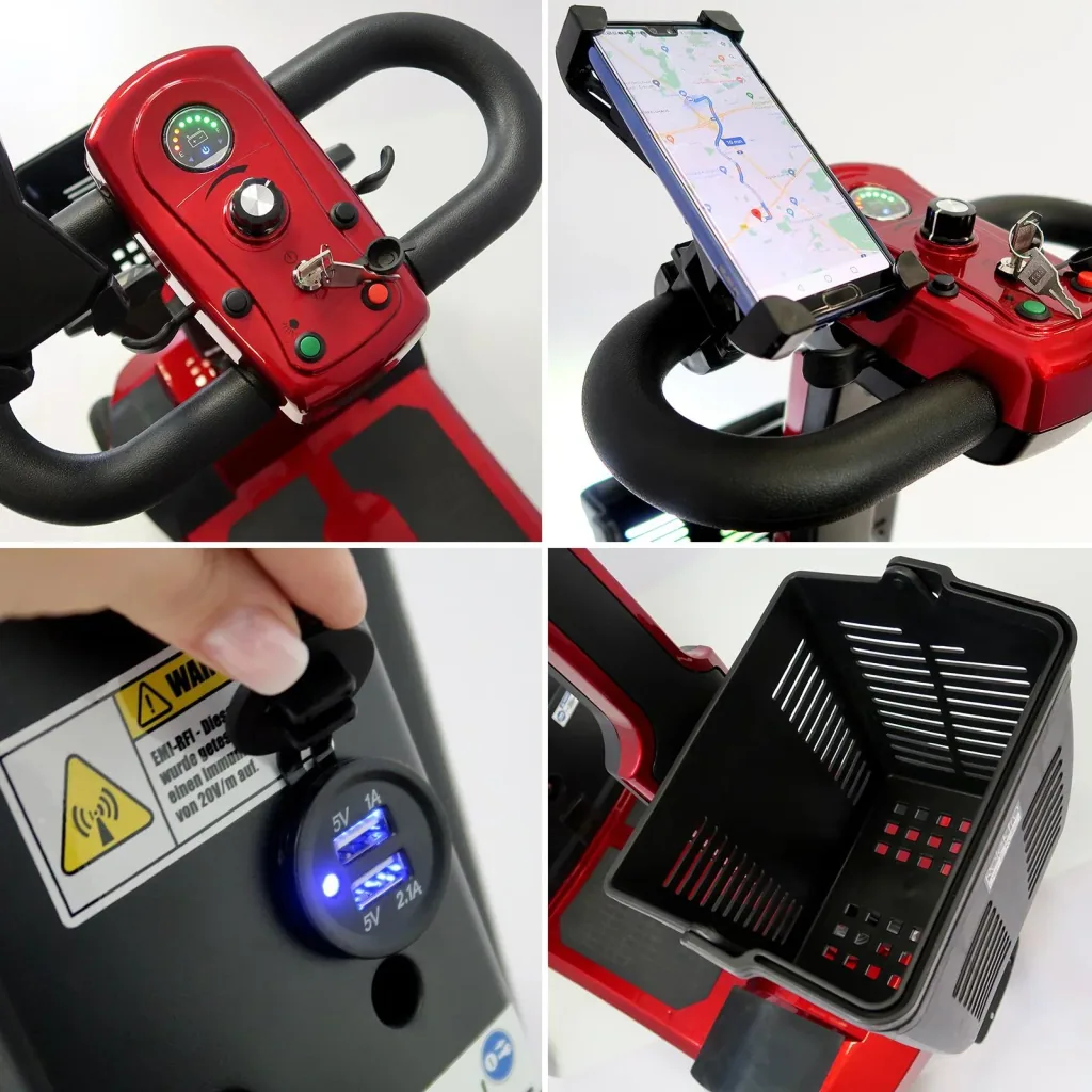 E-Quad 6, rot