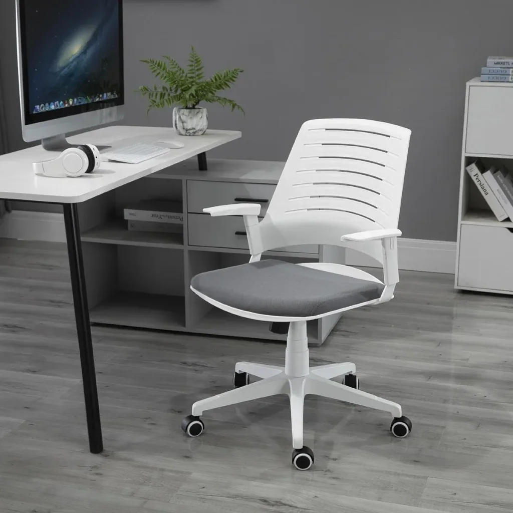 Bürostuhl Gaming Stuhl Drehstuhl Wippfunktion mit Rückenlehne Polsterung ergonomisches Design höhenverstellbar Nylon PU-