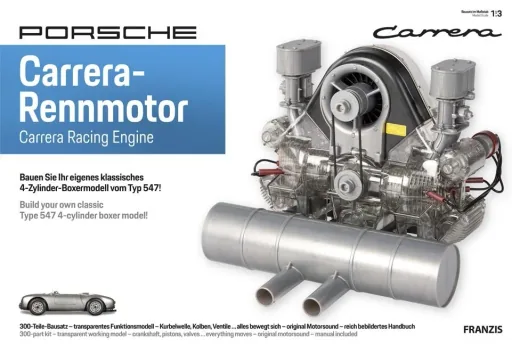 Funktionsmodell Porsche Carrera Rennmotor