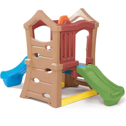Spielen Up Doppel Slide Climber
