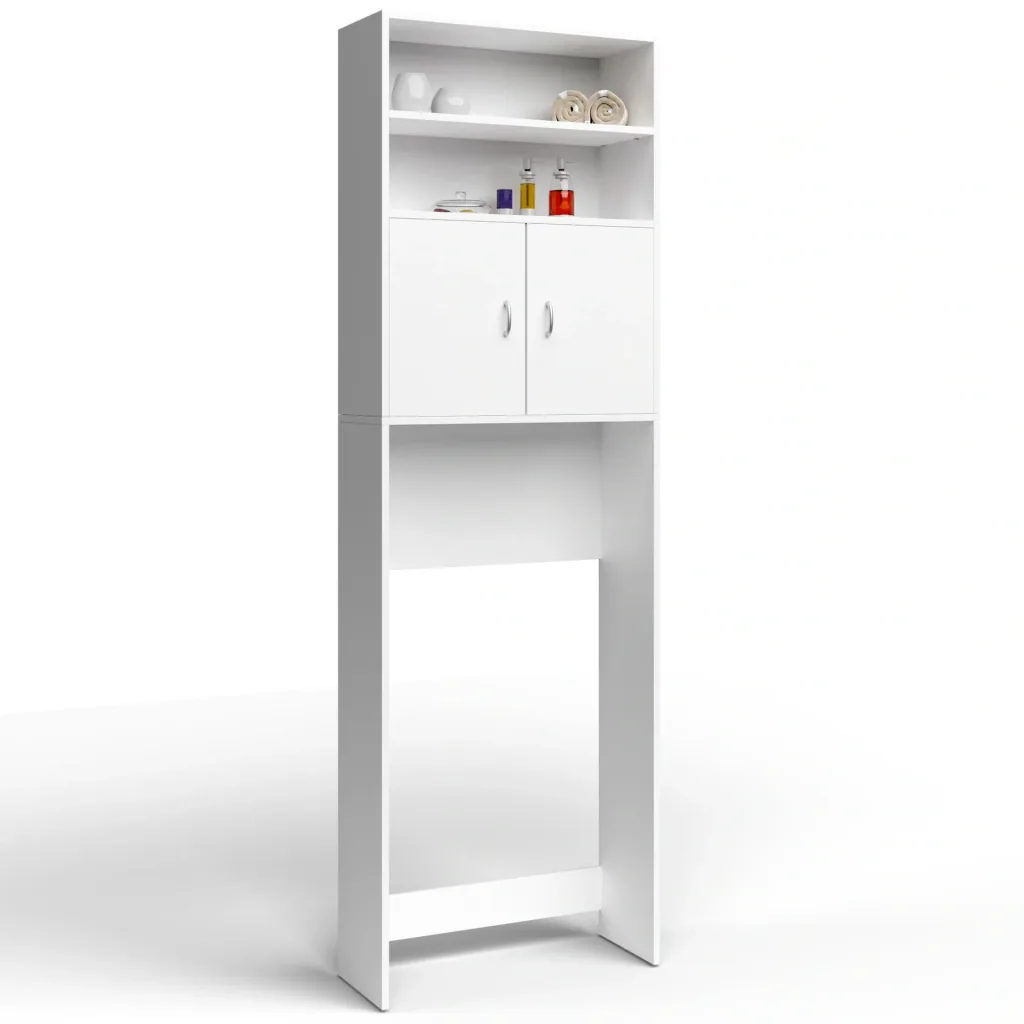 Waschmaschinenschrank 195 x 63 x 20cm weiß