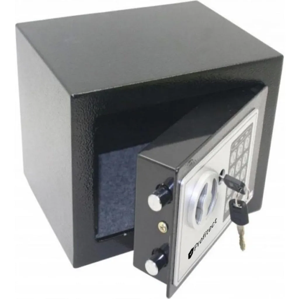 Elektronischer Safe - 31x20x20 cm - Schwarz