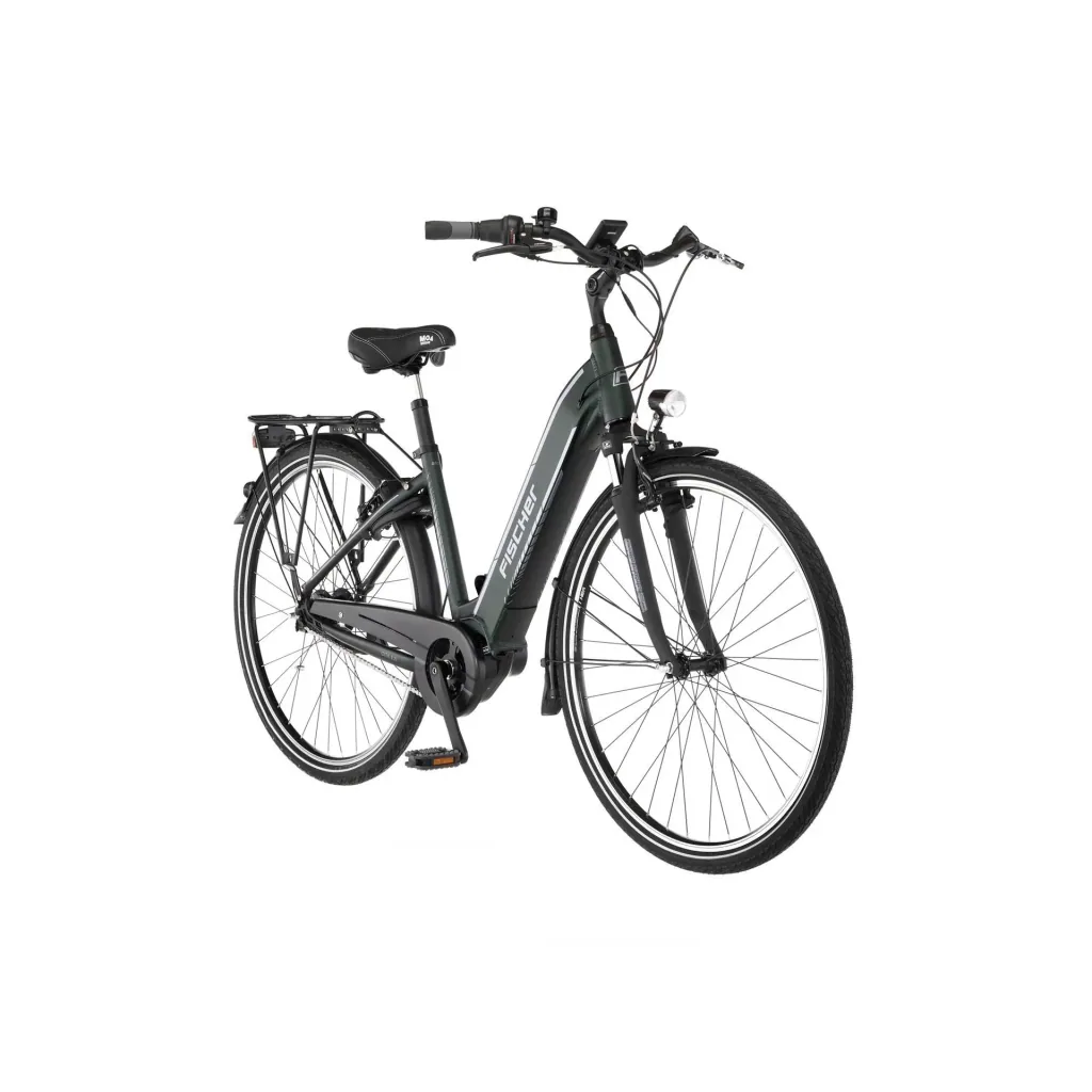 Unisex E-Bike City, 28 Zoll, Rahmengröße 41cm, 7-Gang Nabenschaltung, grün matt, CITA 3.2i