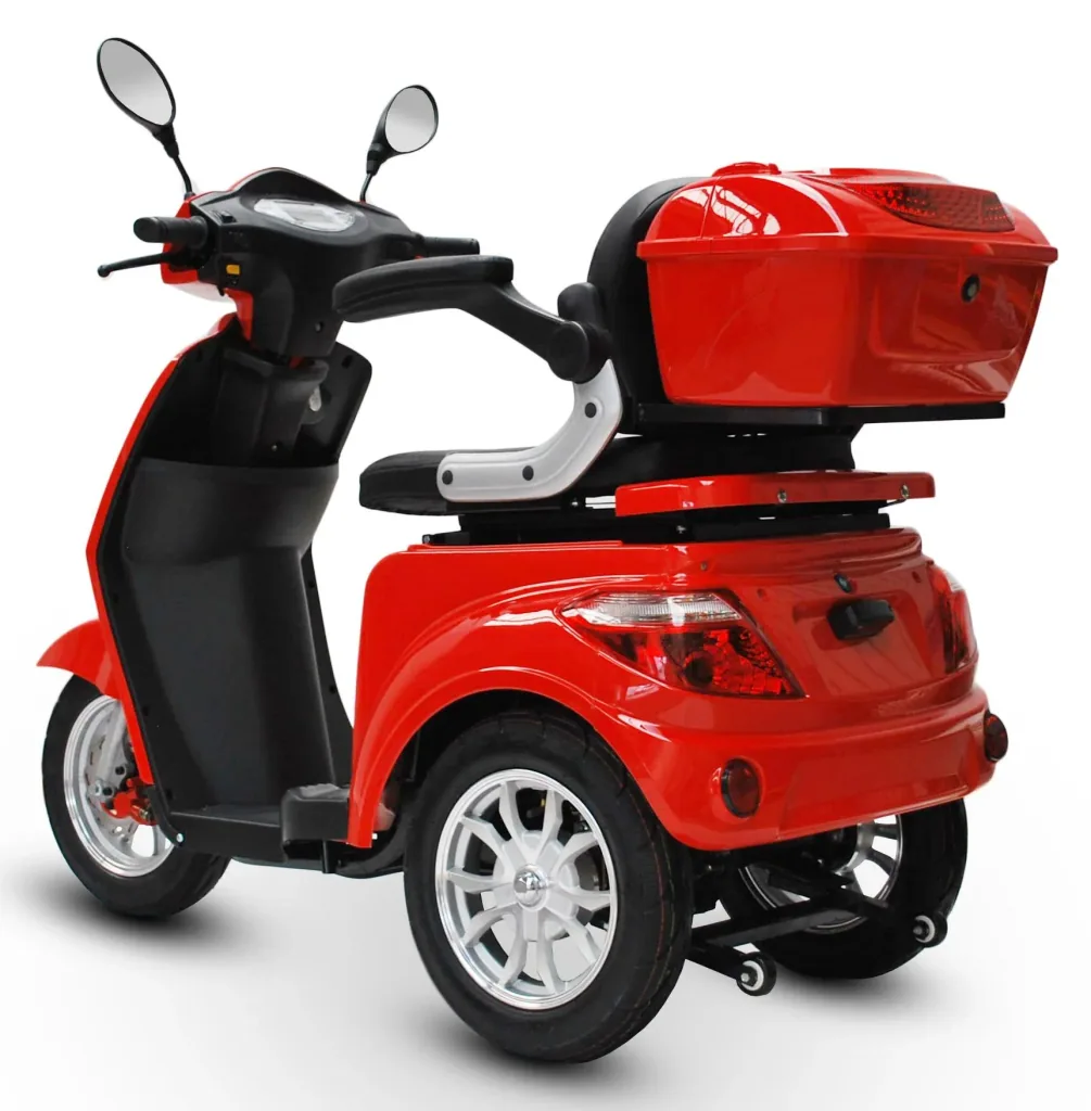 Elektromobil 500 Rot, 15 km/h, Seniorenroller/Seniorenmobil