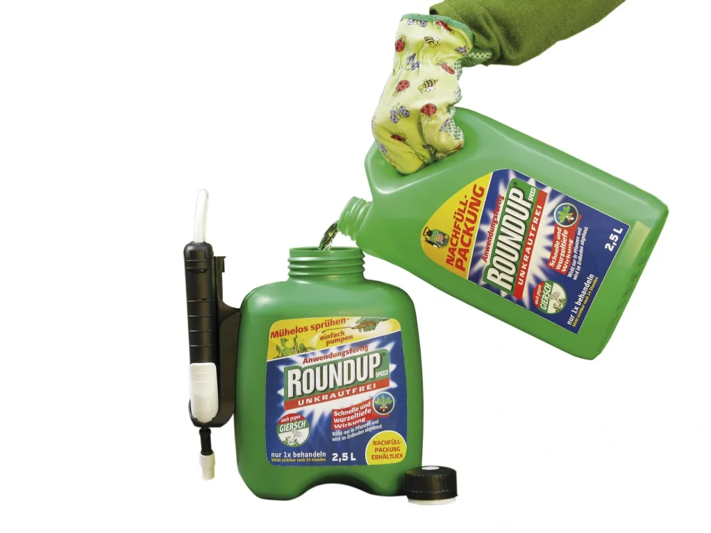 Unkrautfrei Speed - 2,5 L mit Drucksprüher Gratis dazu Roundup Gel