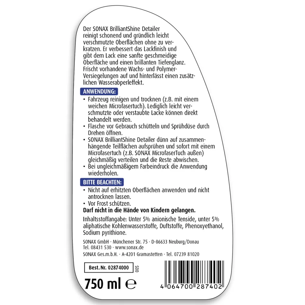 XTREME Brilliant Shine Detailer 750 ml