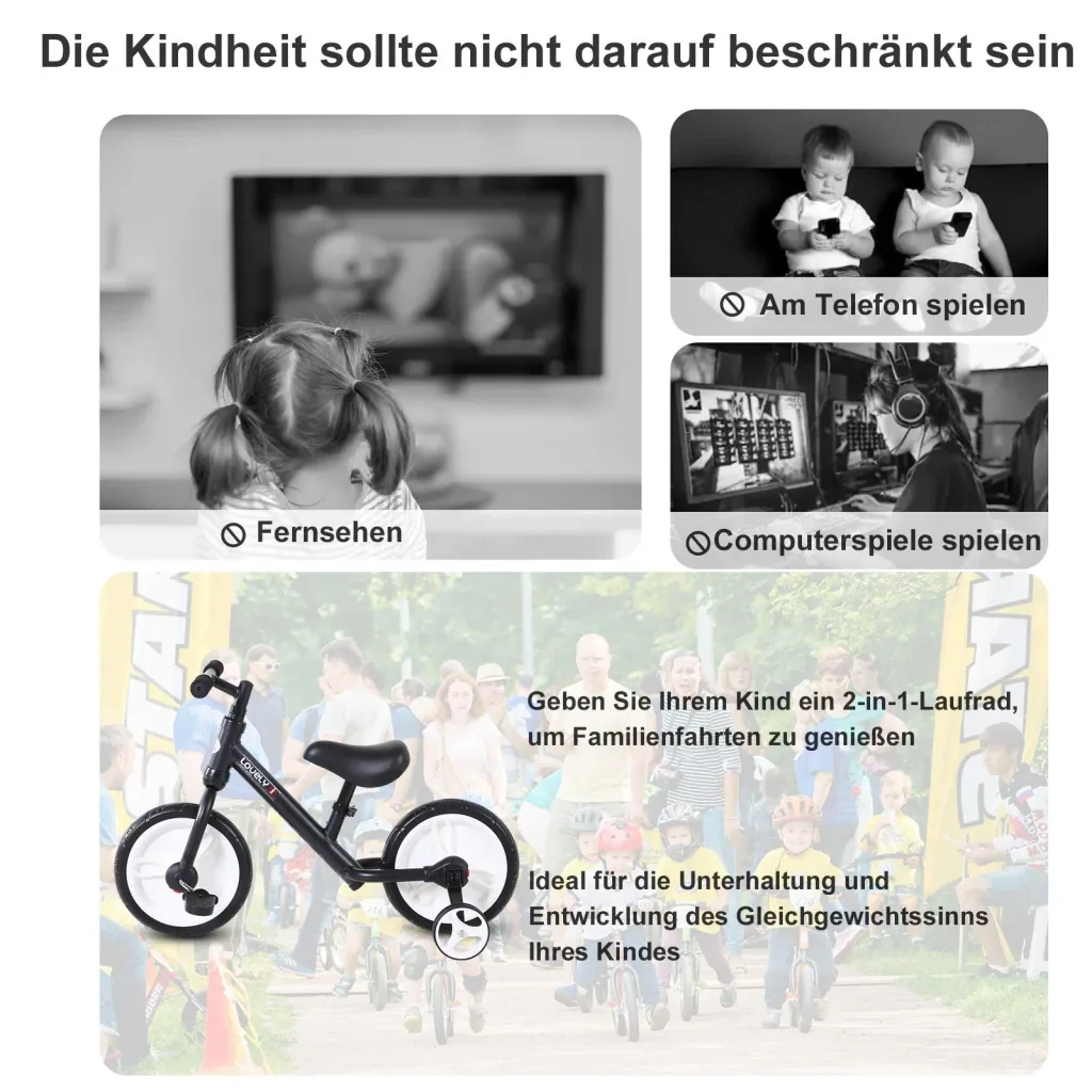 2-in-1 Kinderfahrrad