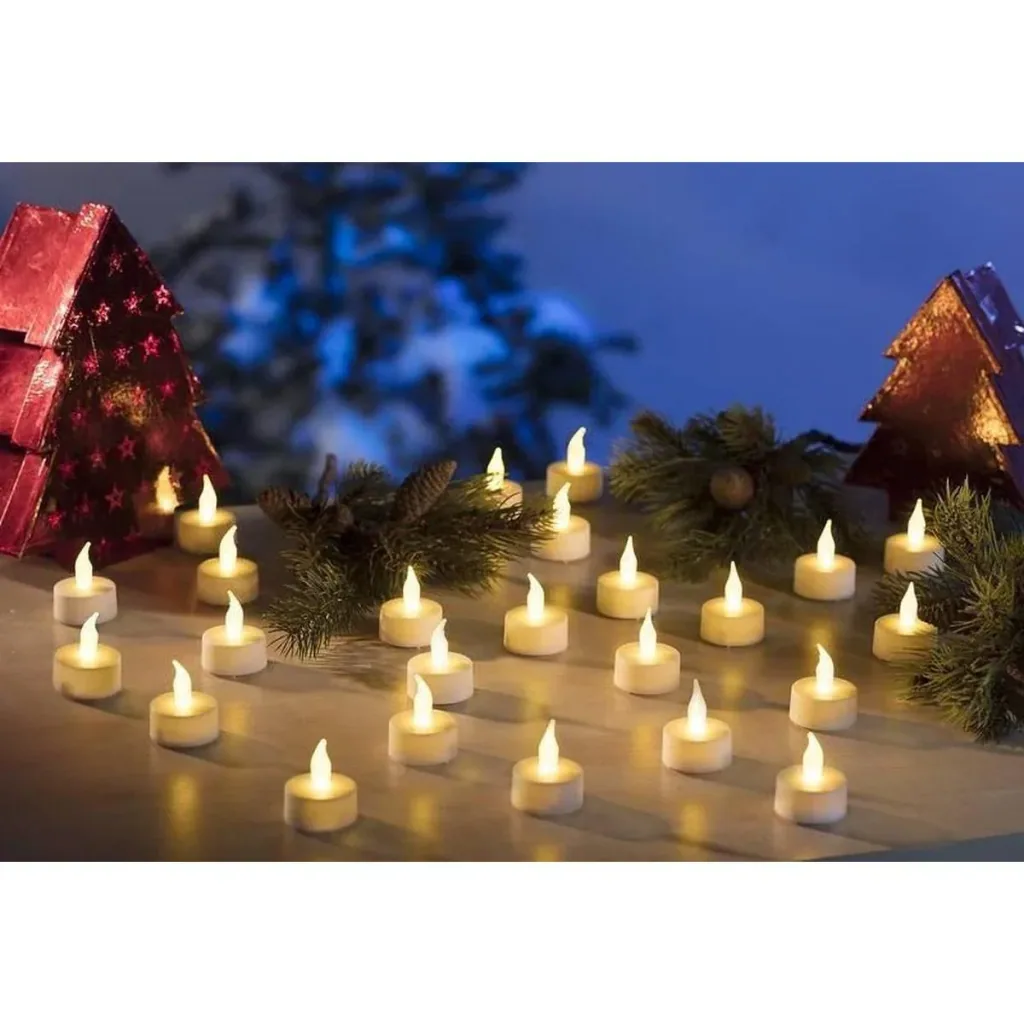 Set Teelichter LED - MEGA XXL SET mit 576 Stück - INKLUSIVE Batterien