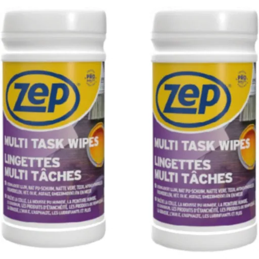 ZEP Multi Task Wipes - Reinigungstücher - 100 Stück x 2 Stück - Vorteilspackung - 2 Stück