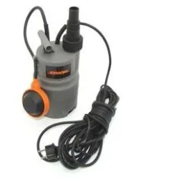 Tauchpumpe - 400W - 6000l/h MIT 15-Meter-Gartenschlauch inklusive Sprinkler und Armaturen UND YATO 1" Wasserhahn