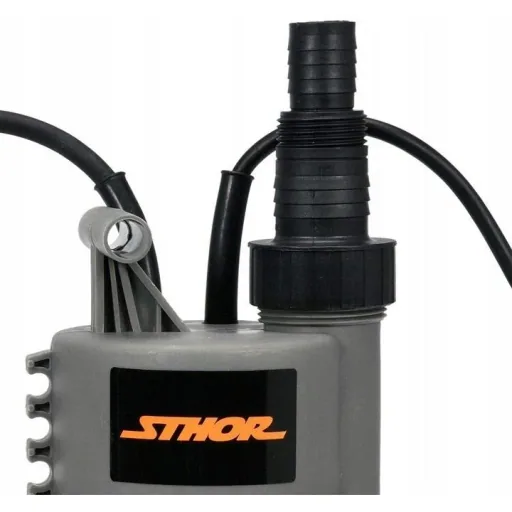 Tauchpumpe - 400W - 6000l/h MIT 15-Meter-Gartenschlauch inklusive Sprinkler und Armaturen UND YATO 1" Wasserhahn