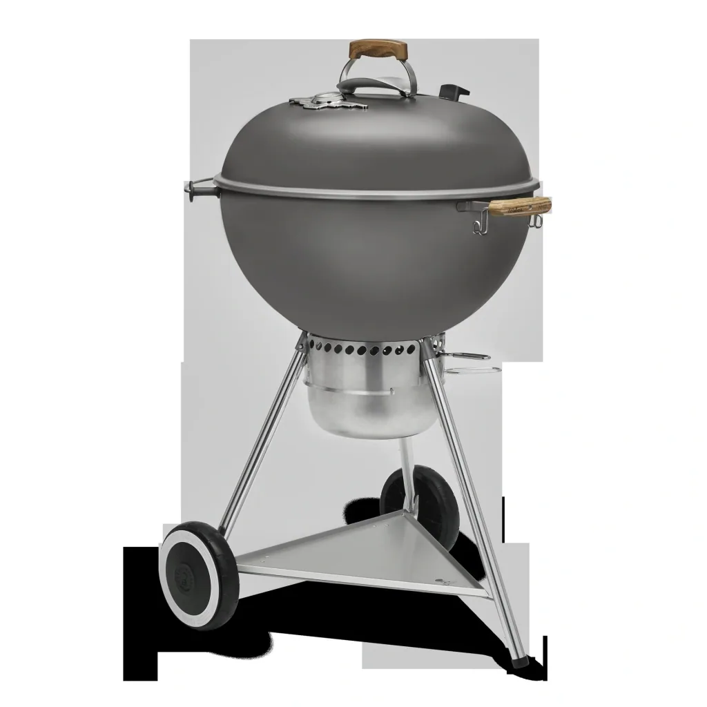 Holzkohle-Kugelgrill 70th Anniversary Edition Kettle, 57 cm, Metallic Grey