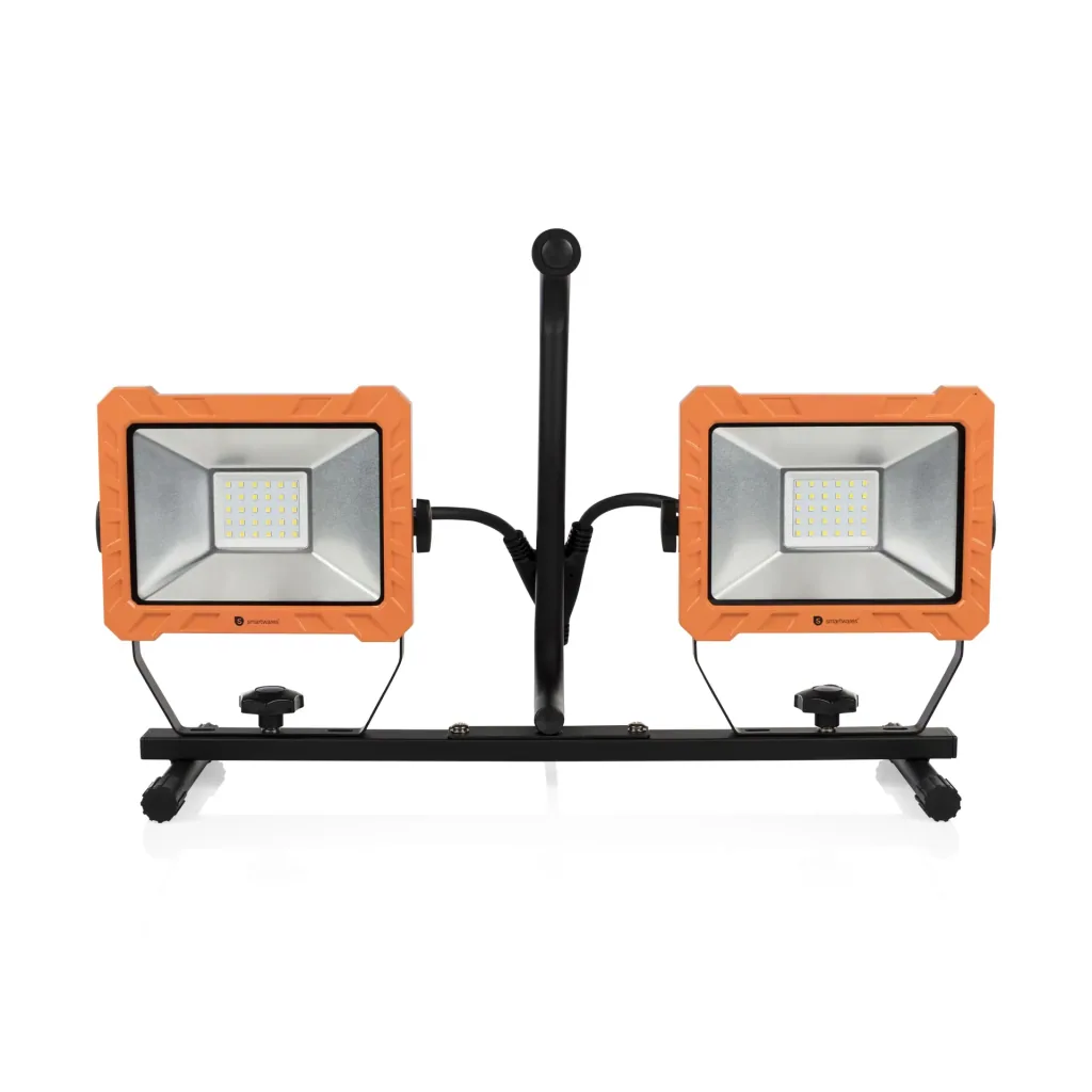 LED Stativ Doppelstrahler mit 2 x 30 Watt und 2400 Lumen
