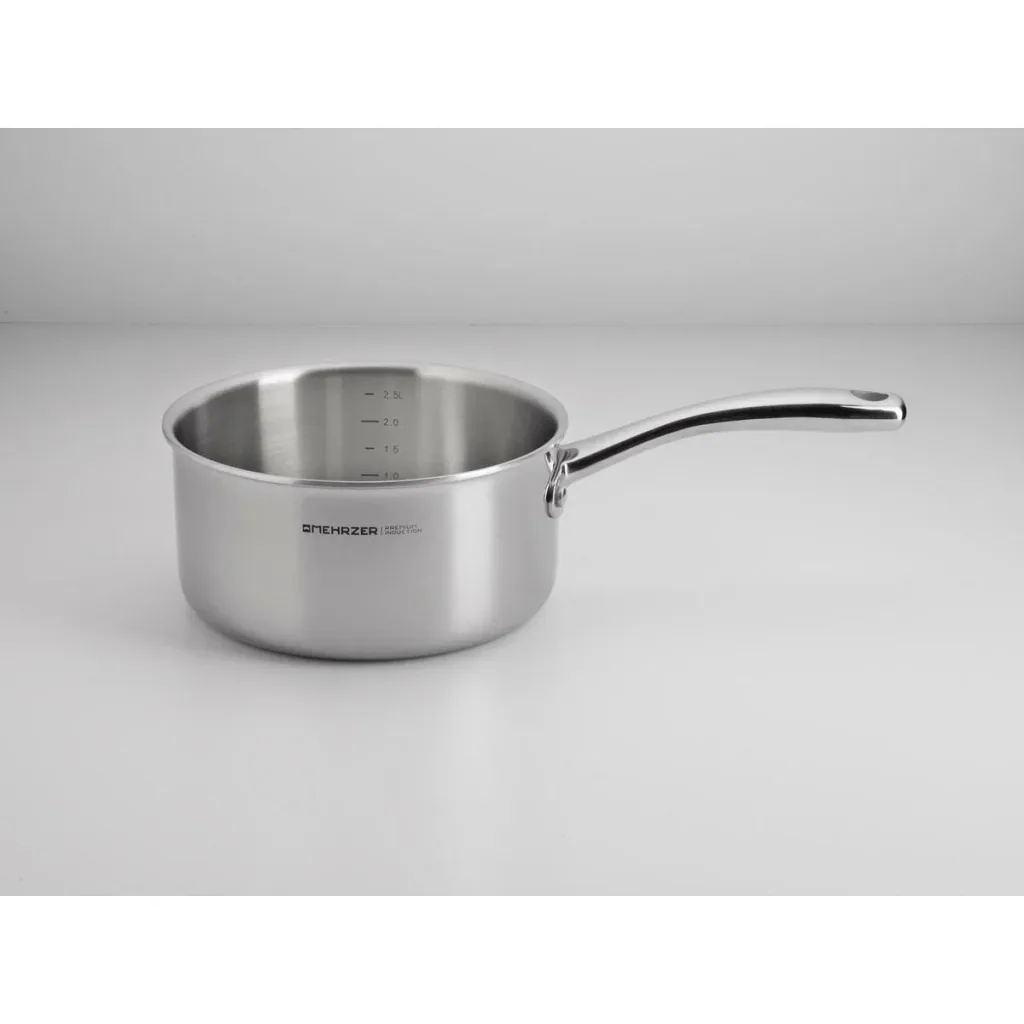 Mehrzer - Kasserolle aus Edelstahl - Durchmesser 16 cm - 1 Liter