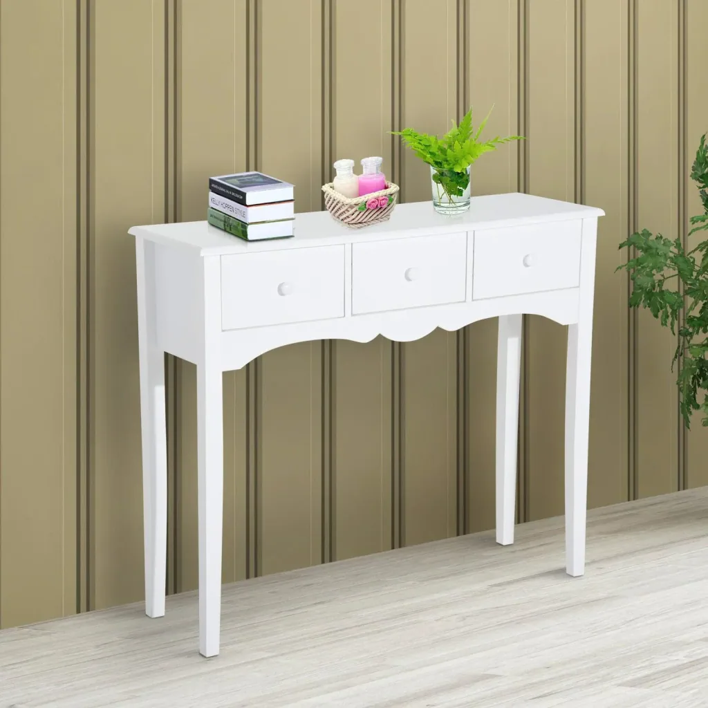 Konsolentisch MDF, weiß