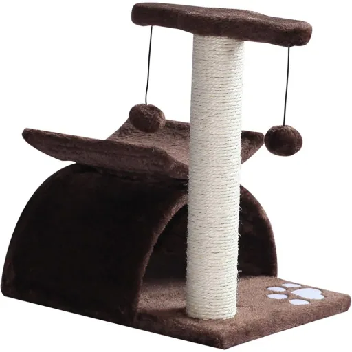 Katzenkratzbaum mit Ball