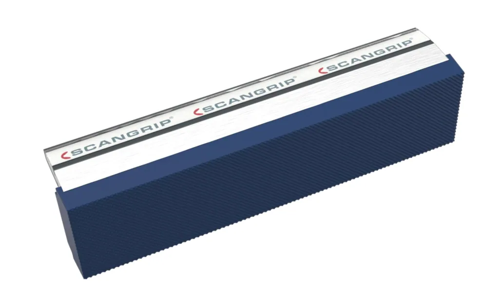 Alu-Gummi-Magnet-Schraubstockbacken 125 mm