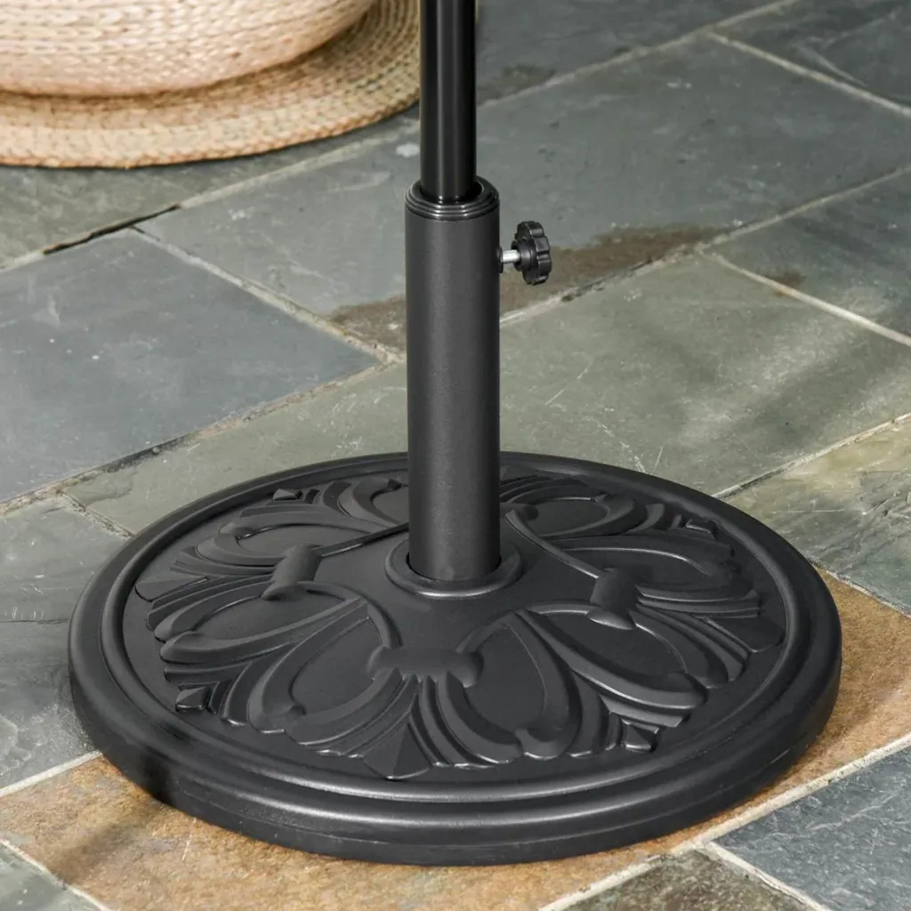 Sonnenschirmständer Schirmständer Schirmhalter Schirmfuß 13 kg Ständer Schirm Ø35/Ø38/Ø48mm Kunststoff + Zement Antik Sc
