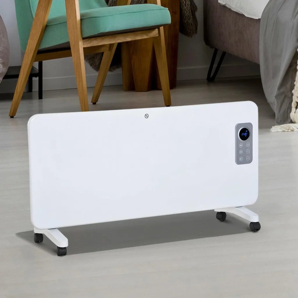 Heizgerät Elektroheizung Timer mit Fernbedienung 1000/2000W Weiß