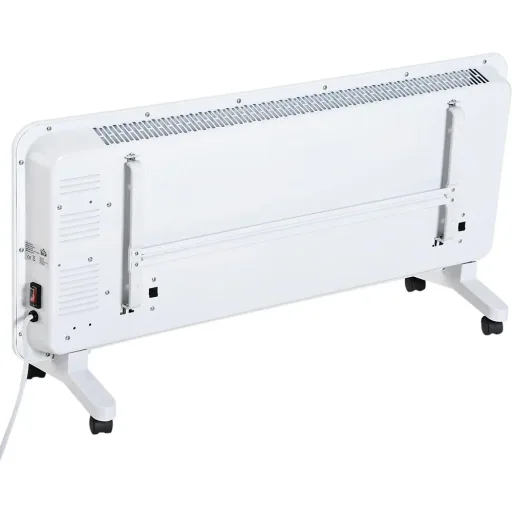 Heizgerät Elektroheizung Timer mit Fernbedienung 1000/2000W Weiß