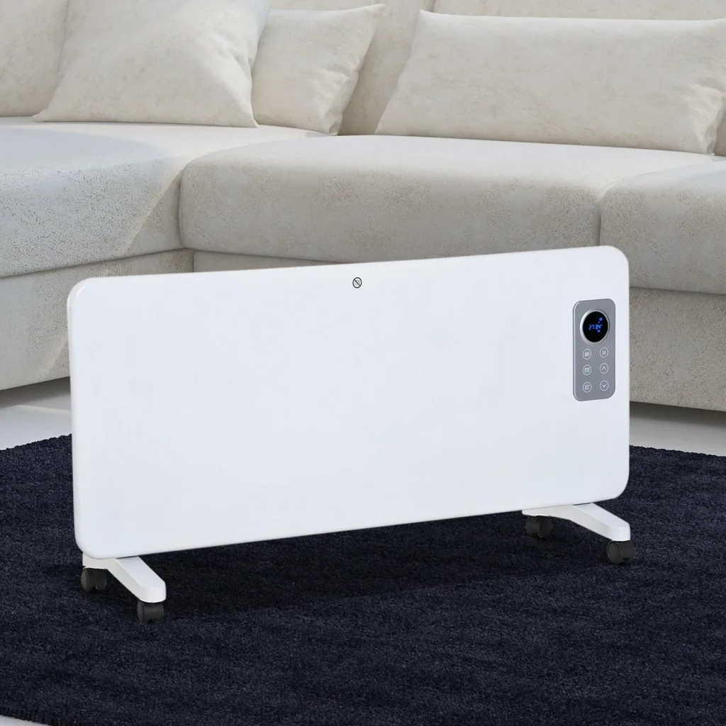 Heizgerät Elektroheizung Timer mit Fernbedienung 1000/2000W Weiß